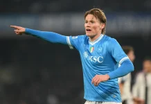 Napoli – Chelsea typy na mecz, kursy i analiza spotkania (28.01.2026) Napoli - Scott McTominay 1